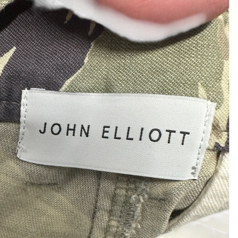 John Elliott Tiger Stripe Camo Utility Cargo Pants Mens Size M 2 Made in Japan